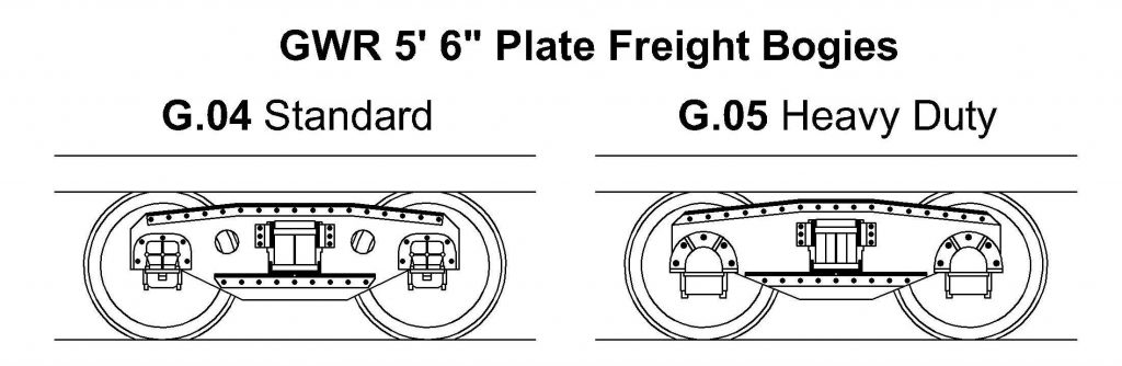 Freight Bogies Sideframes - Diagram 2 GWR only